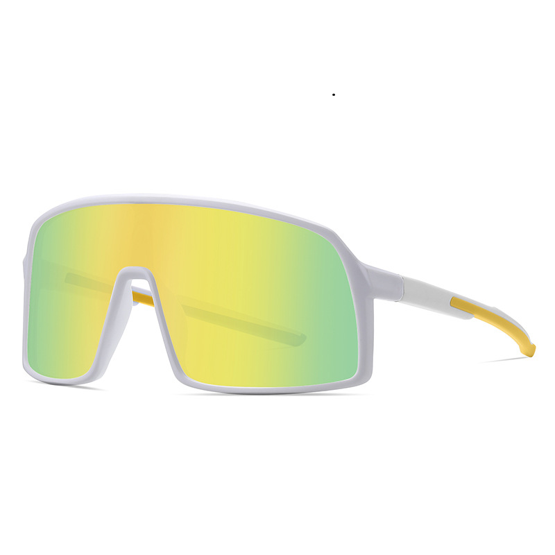 sunglasses 2024 one-piece large frame outdoor running skiing tr90 men polarized custom logo sports glasses cycling sunglasses
