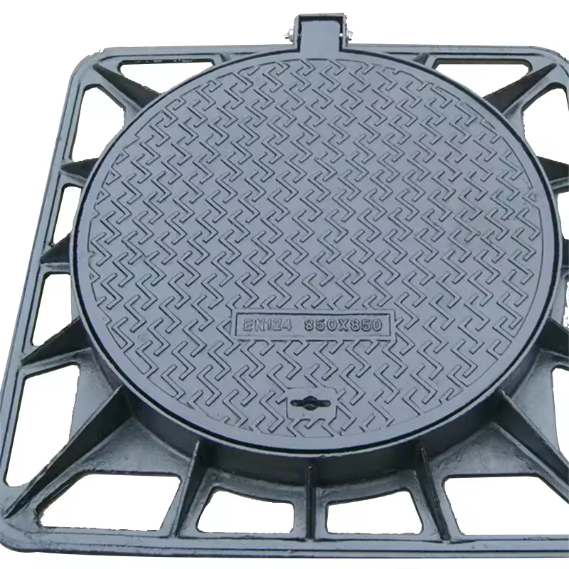 Rainwater Sewer Recess Heavy Duty Resin Sewage Ductile Cast Iron Manhole Cover Price Steel Mould