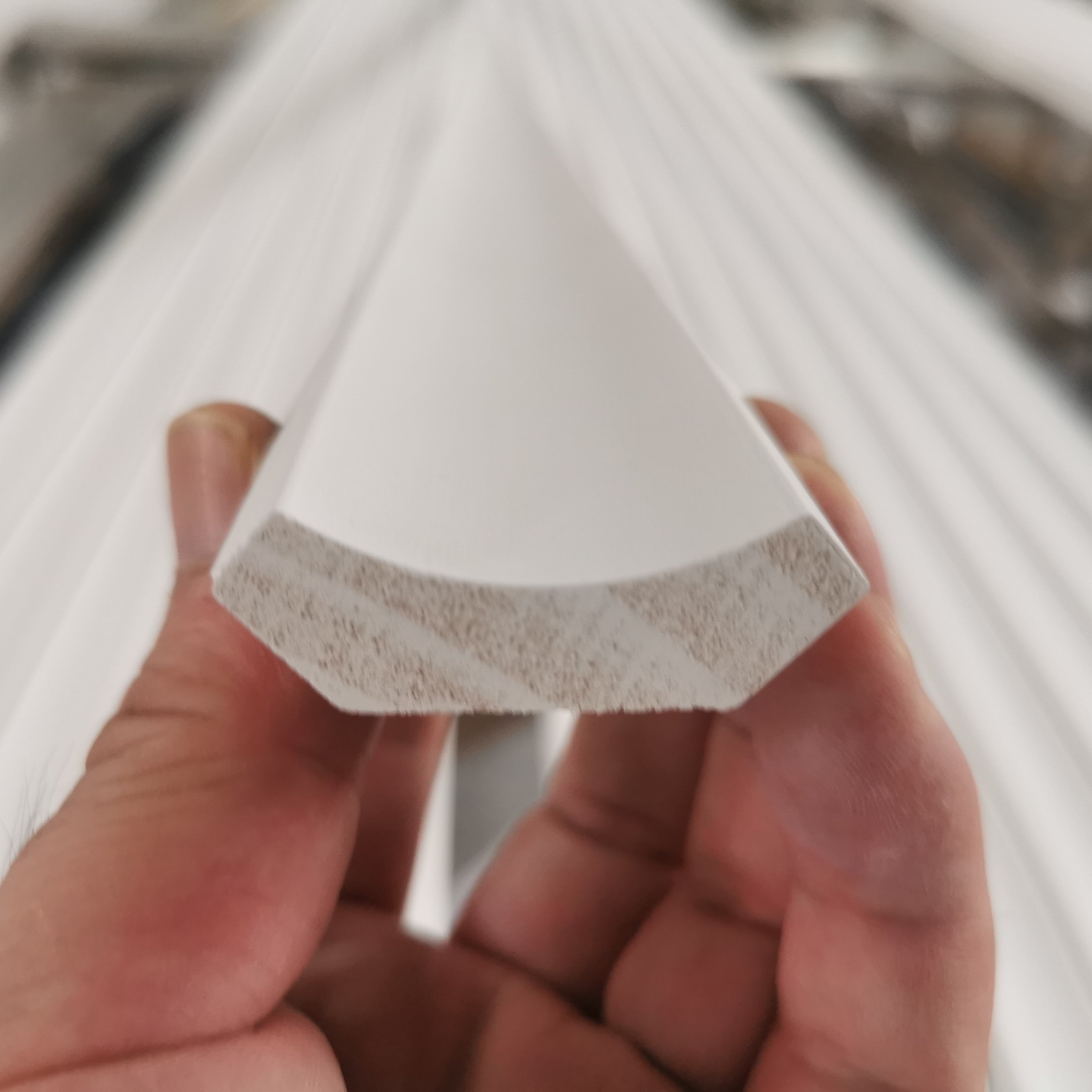 White Primed Finger Joint Pine Ceiling Cornice Cove Moulding