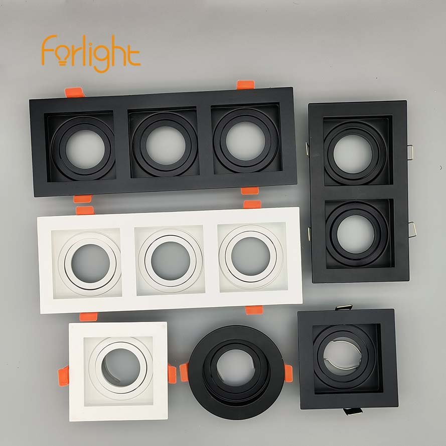double twin gu10 mr16 aluminium adjustable spot cri95 0.5w led mr16 rgb cct smart gu10 skd mr16 mould