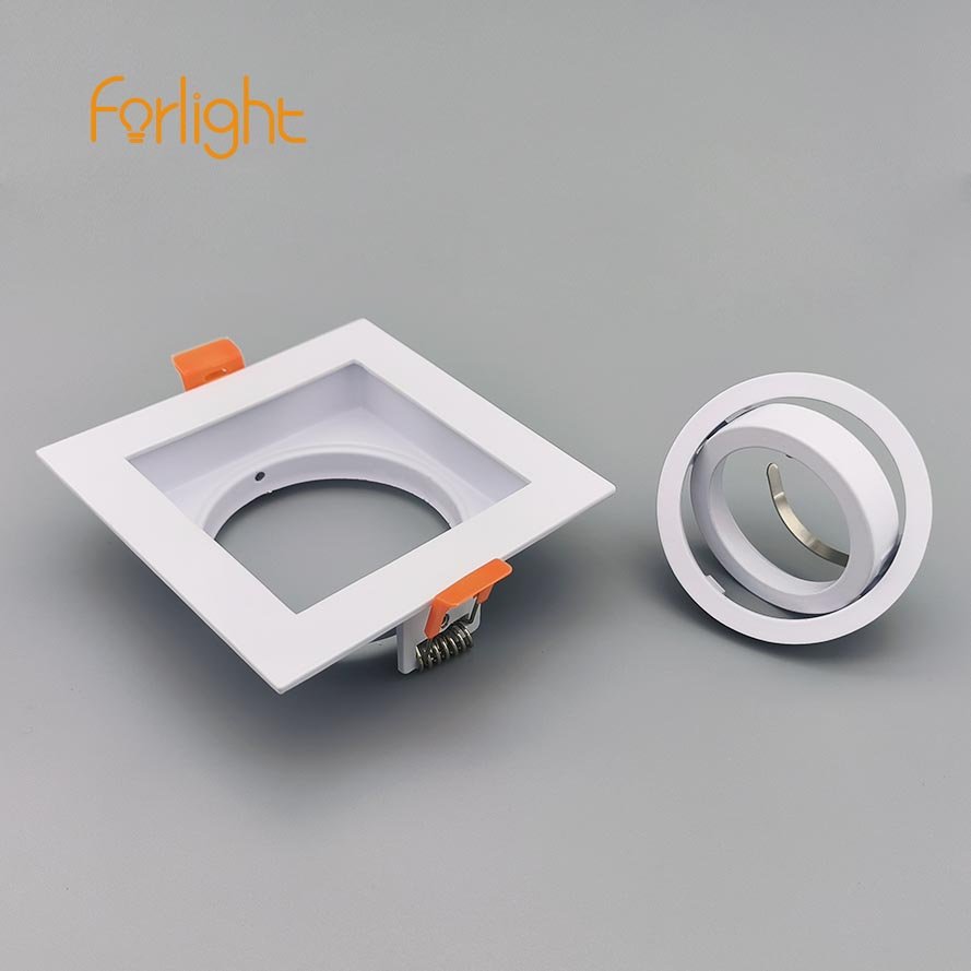 double twin gu10 mr16 aluminium adjustable spot cri95 0.5w led mr16 rgb cct smart gu10 skd mr16 mould