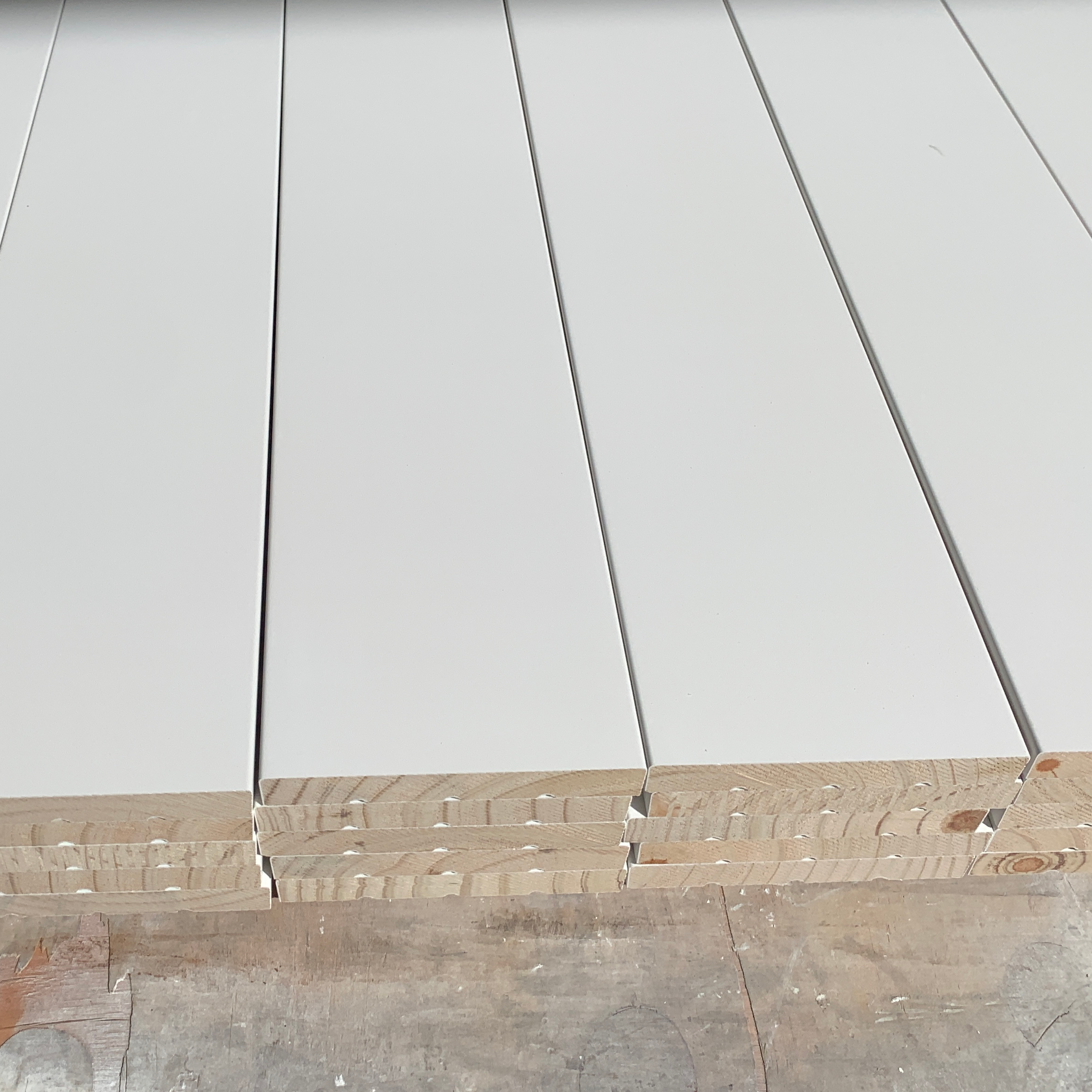 Wood Moulding White Primed Pre-finished Pine Flat Door Frame Jamb