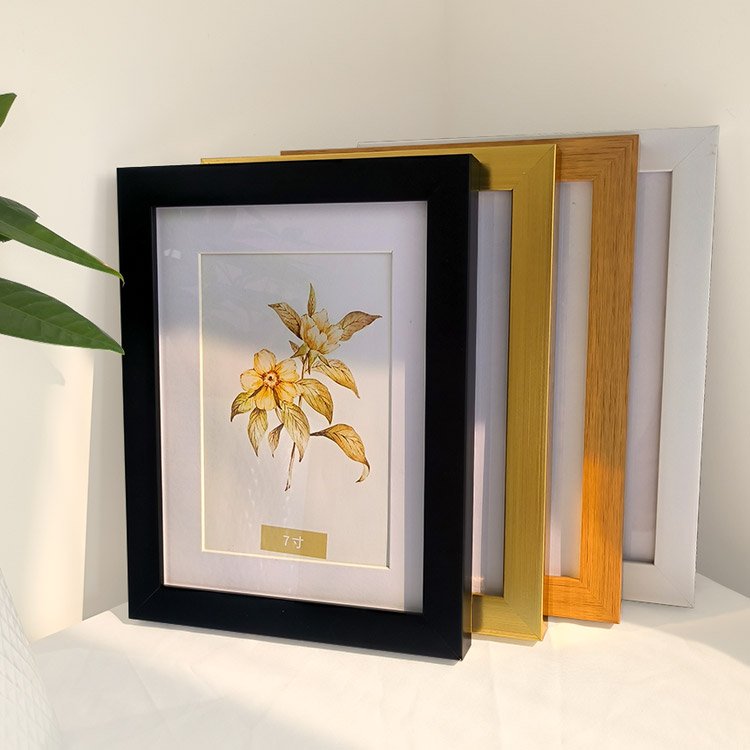 Hot Sale Modern Style Customized Picture Photo Frame Mouldings PS Plastic Frames Wholesale