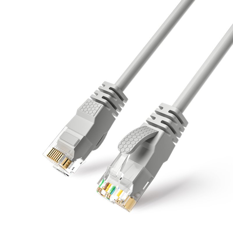UTP Patch Cable Copper Conductor Premium Quality Pure Injection Moulding Cat6a PVC M12 Connector 8 Pin Cat 8 Sftp 288 Fibra 2.8