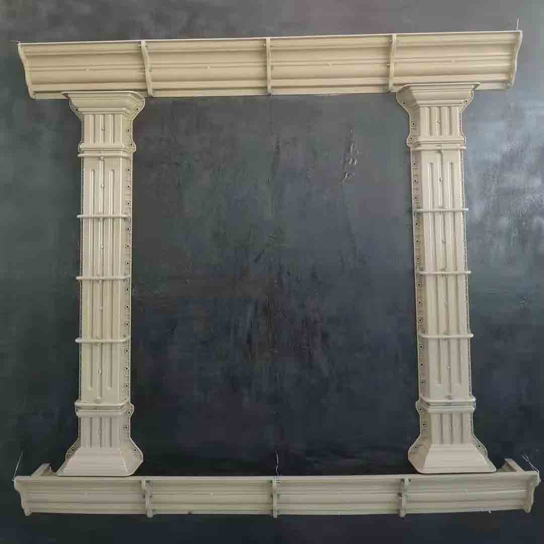 Reazone Concrete window molds Exterior decorative cement Window Frame Molding plastic molds for building 2022 New design