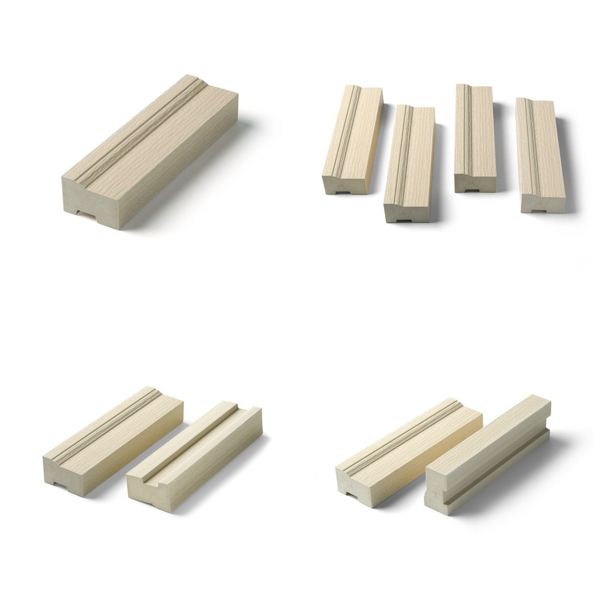Waterproof PVC Door Frame Jamb and Moisture-Proof Brick Mould for House Building