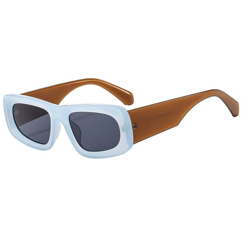 New arrivals rectangle plastic frame luxury driving sun glasses fashion unisex custom logo women's sunglasses for men