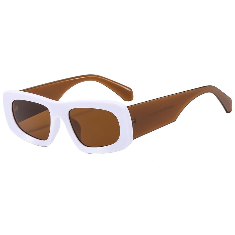 New arrivals rectangle plastic frame luxury driving sun glasses fashion unisex custom logo women's sunglasses for men