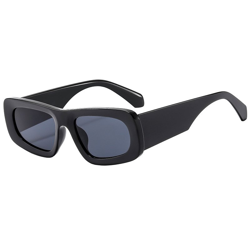 New arrivals rectangle plastic frame luxury driving sun glasses fashion unisex custom logo women's sunglasses for men