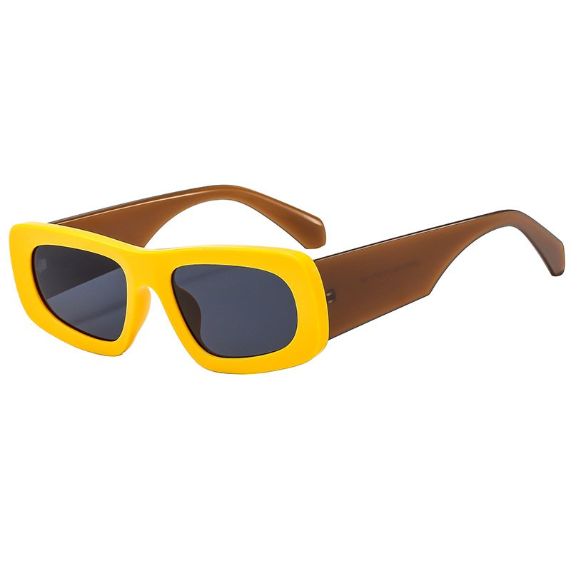 New arrivals rectangle plastic frame luxury driving sun glasses fashion unisex custom logo women's sunglasses for men