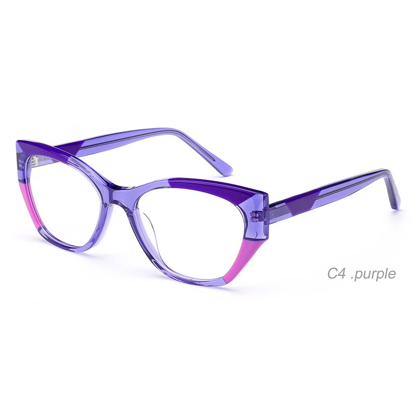 2024 Color Splicing LM2305 Fashion Men And Women Spot Acetate Optical Glasses Frame