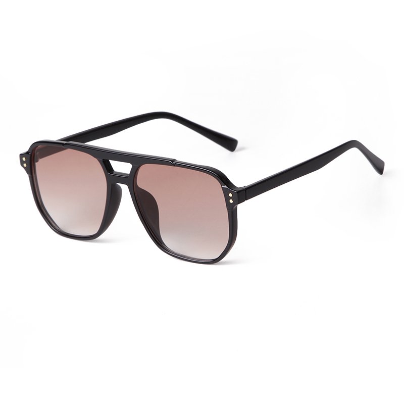 Large frame square men's Sunglasses rivet decorative high-grade Sun glasses lady cycling windproof glasses