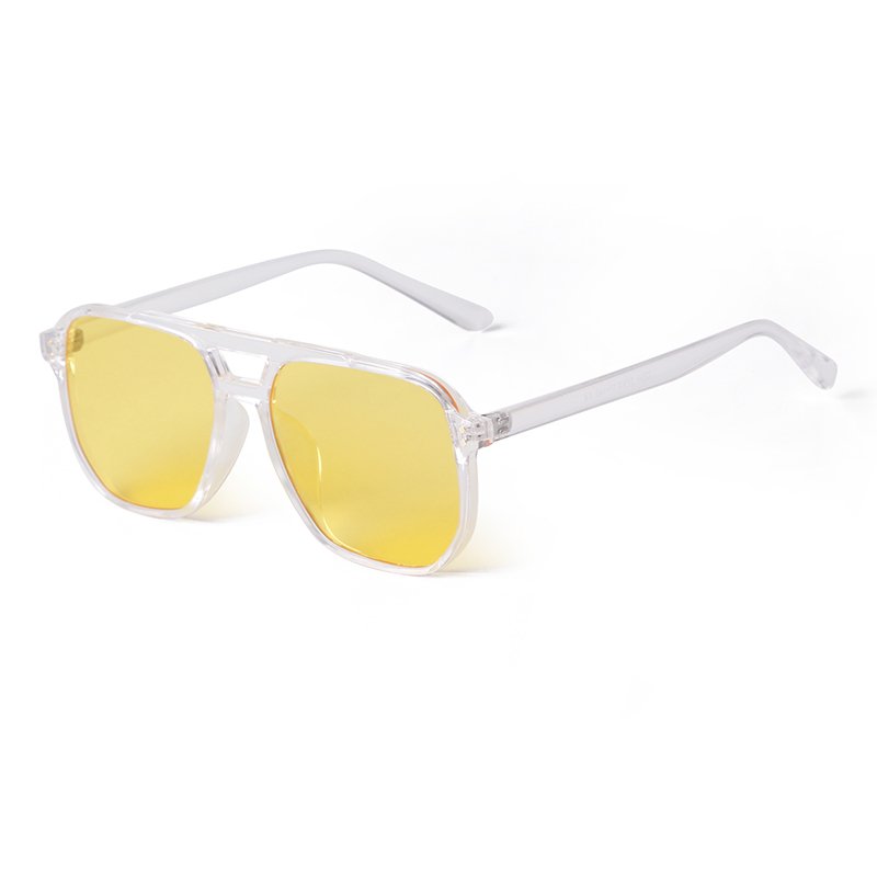 Large frame square men's Sunglasses rivet decorative high-grade Sun glasses lady cycling windproof glasses