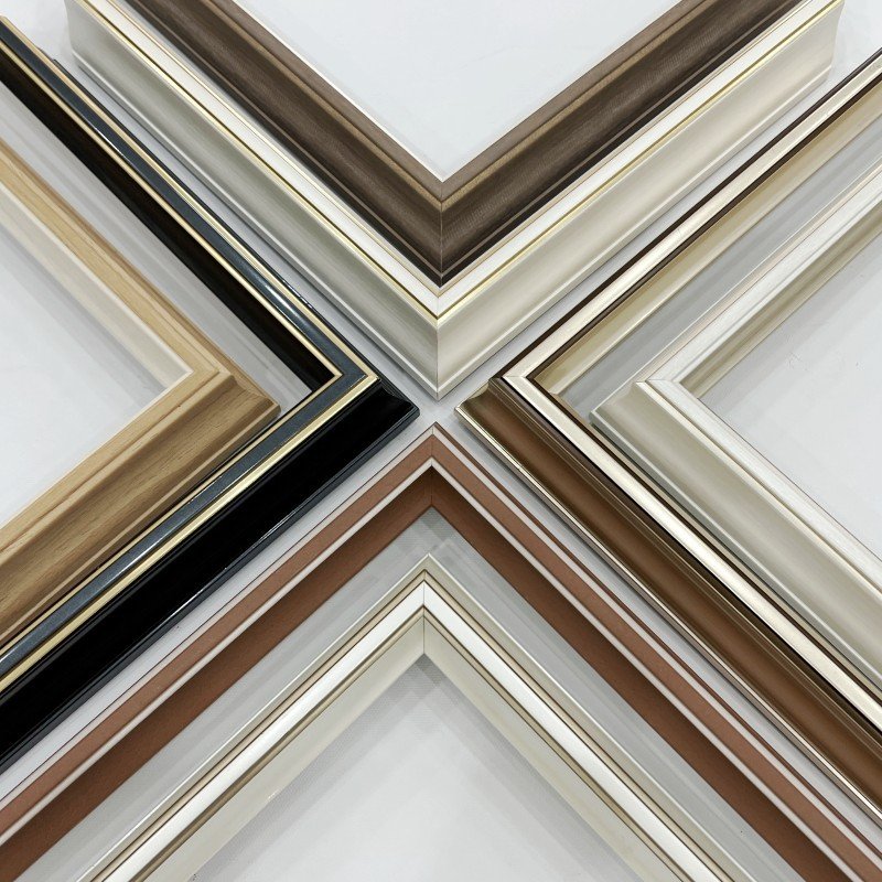 New Retro Ps Foam Lines Photo Frame Decorative Oil Painting Frames Studio Mirror Decorative Frame Strips