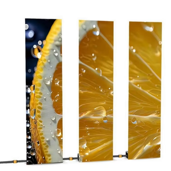 LEDIUP custom design round shape advertising led light box vacuum formed signage