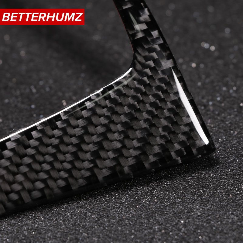 Carbon Fiber Central Control Panel Stickers Frame Trim For Mercedes W204 C Class 2007-2013 Car Accessories Interior Mouldings