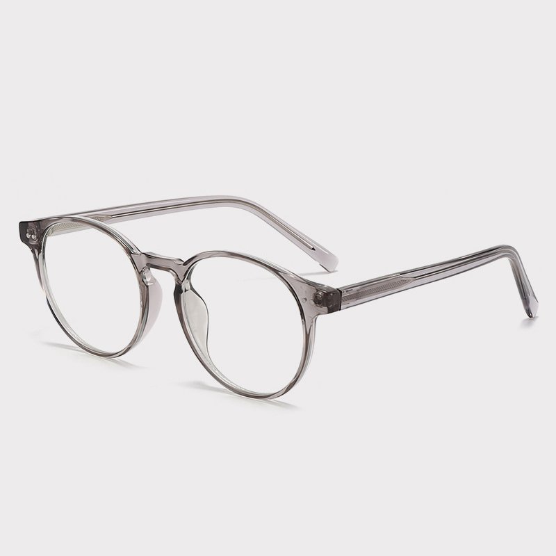 XUEDIAO The New Round Plain Anti Blue Flat Mirror For Men and Women Korean Fashion Version Basic Street Style Optical Frames