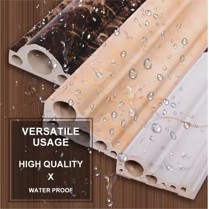YINING PVC Marble Wall Decorative Moulding Border Line Home Decorative Door Trim Wall Trim Window Trim Molding home decor luxury
