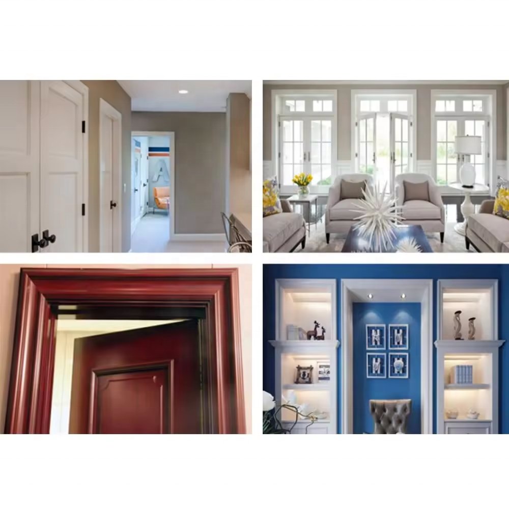 YINING PVC Marble Wall Decorative Moulding Border Line Home Decorative Door Trim Wall Trim Window Trim Molding home decor luxury