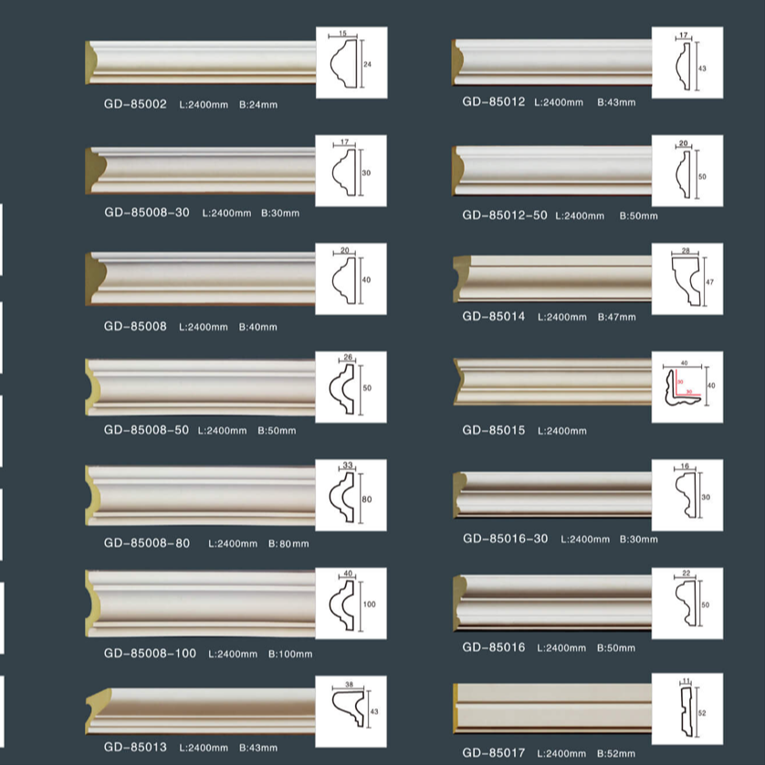 88 modern architecture pu moulding decorativewooden pu decorative panel decorative pu molding