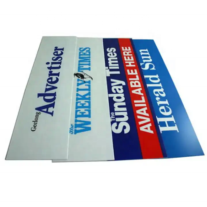 4mm 18x24 election campaign political signs corrugated plastic yard signs lawn signs with H-stakes