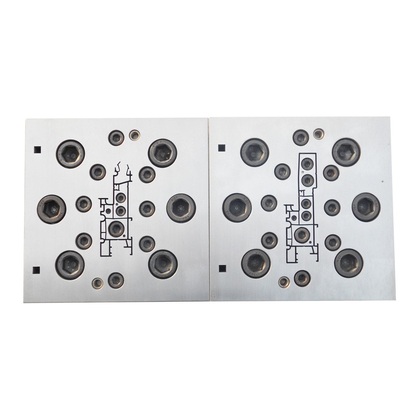 PVC profile extrusion tool plastic molds custom upvc window dummy sash bracket door frame tooling dies