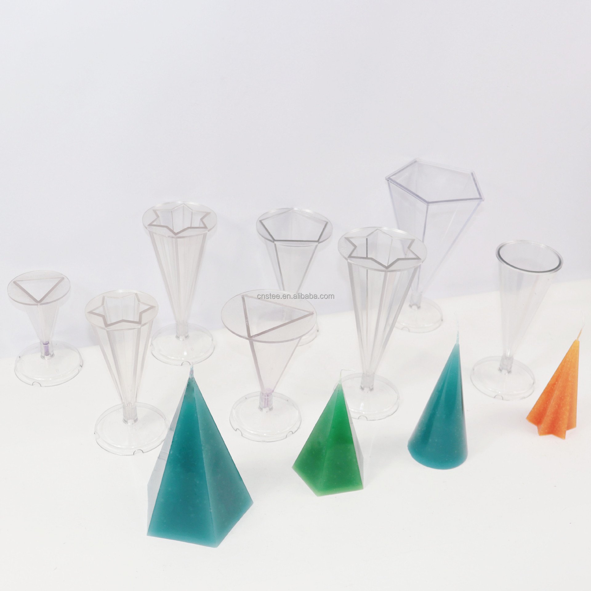 Candle Mould Collection Conical Hexagonal Star Five-Sided Conical Conical Pc Candle Mould