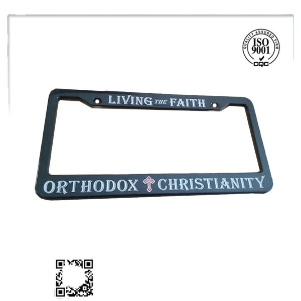USA new design white car license plate frame