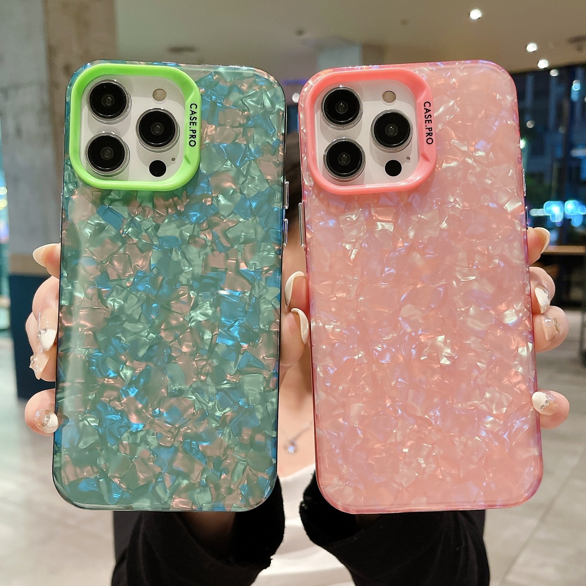 IMD Glitter Detachable Camera Frame Phone Case for iPhone 16 Pro Max 15 14 Cute Shockproof Design Mobile Phone Cases Custom Logo