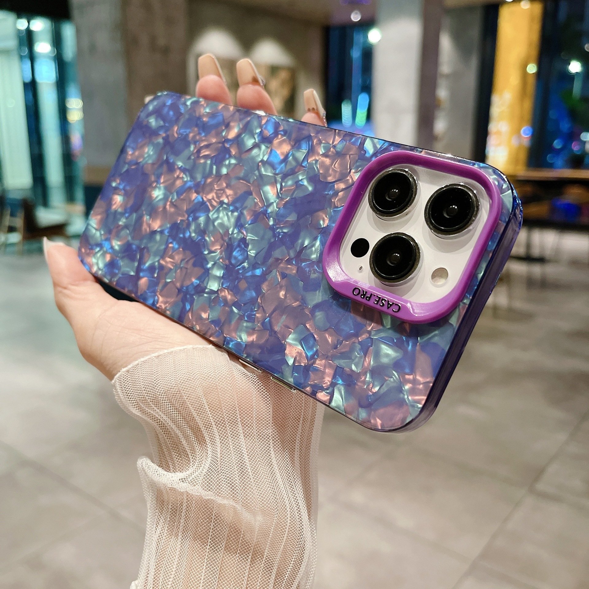 IMD Glitter Detachable Camera Frame Phone Case for iPhone 16 Pro Max 15 14 Cute Shockproof Design Mobile Phone Cases Custom Logo
