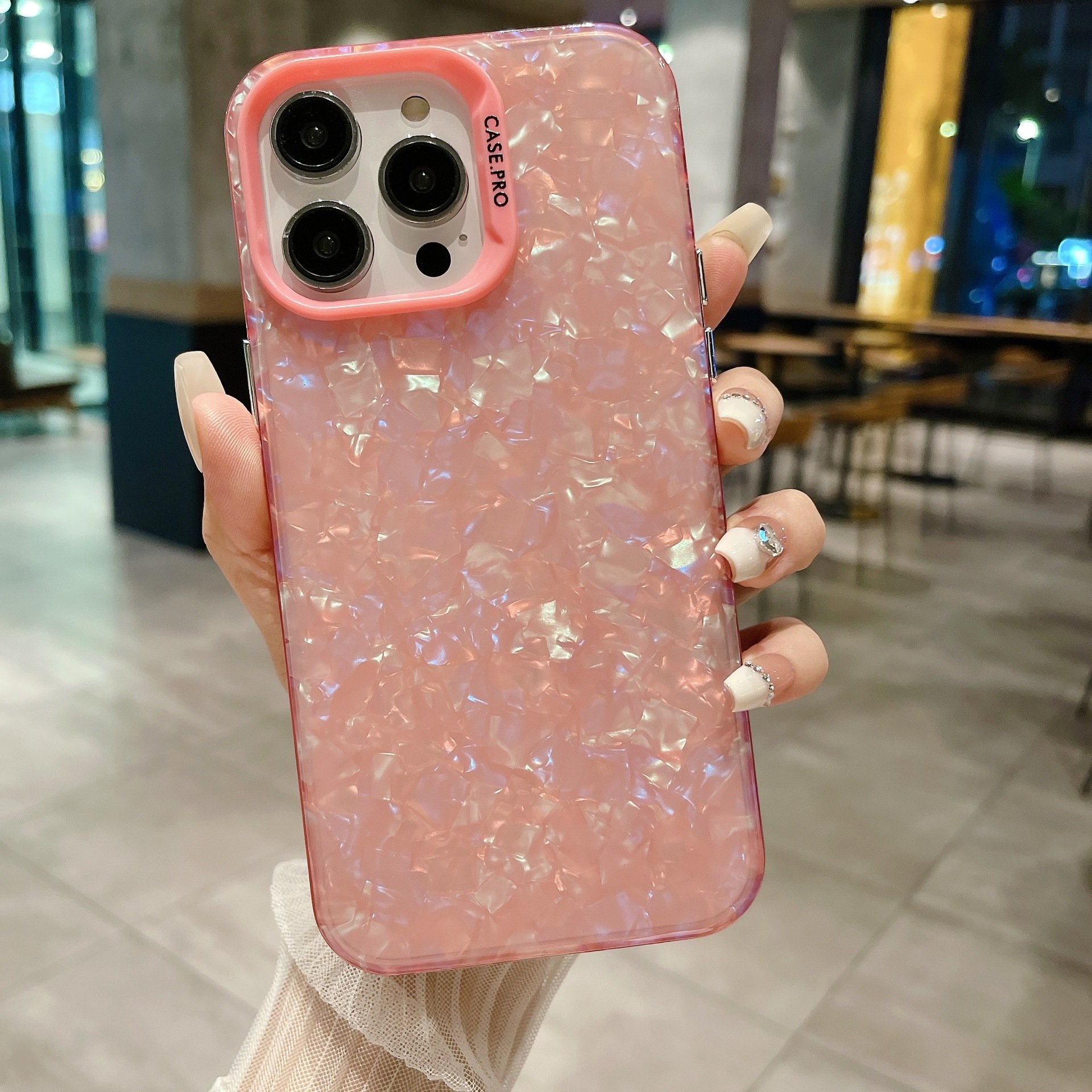 IMD Glitter Detachable Camera Frame Phone Case for iPhone 16 Pro Max 15 14 Cute Shockproof Design Mobile Phone Cases Custom Logo
