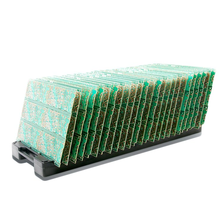 ESD Anti-static H type plastic PCB tray storage rack conductive tray for component storage