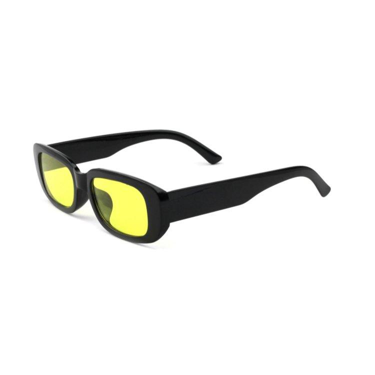 Black Shades Retro Eyewear Uv400 2024 Fashion Square Small Frame Glasses Women Fashion To Quality Shades Oval Sunglass