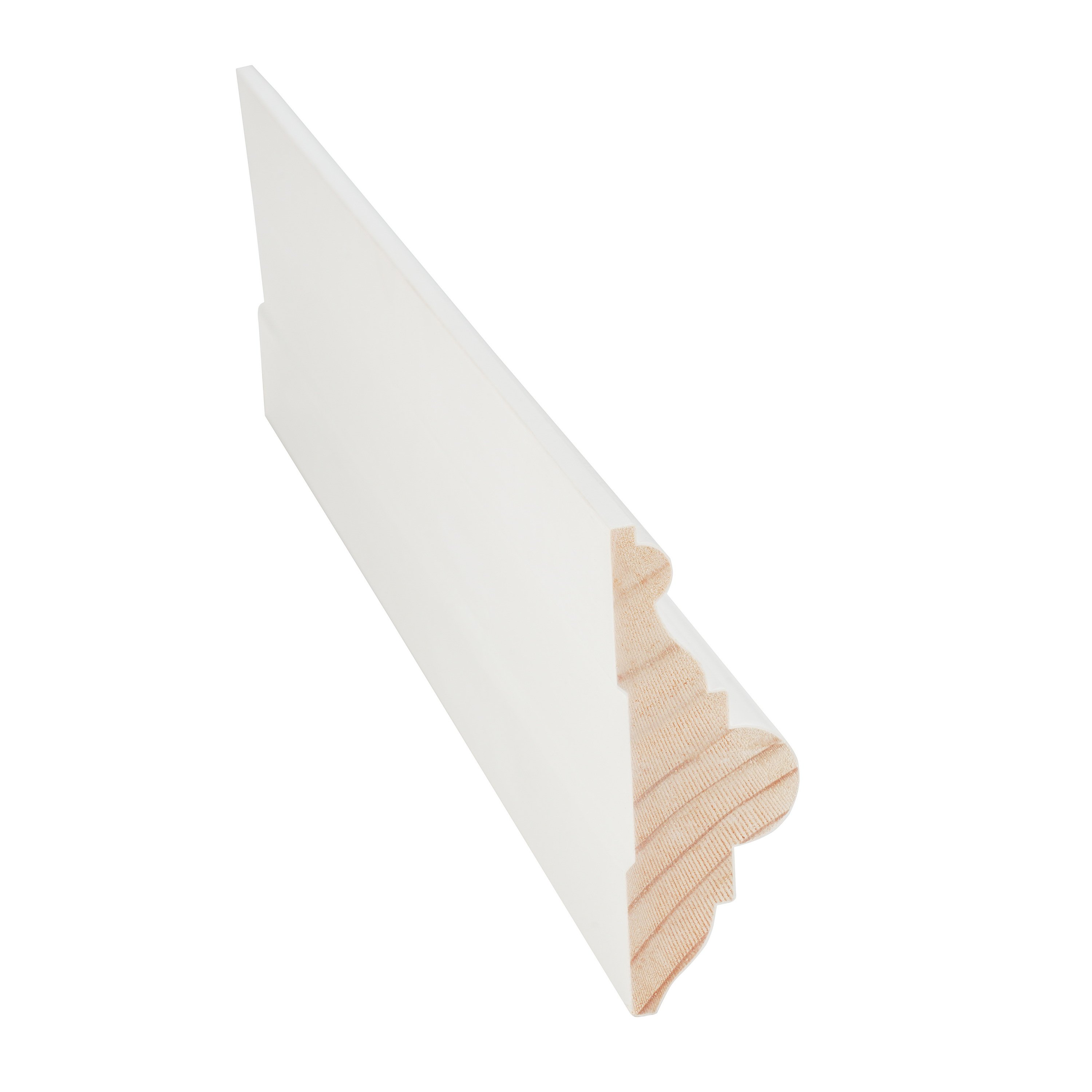 Modern Design Radiata Pine Finger Joint Window Trim Moulding White Primed for Indoor Use for Hotels