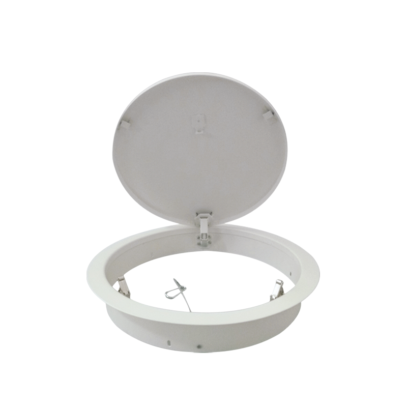 Metal Round Ceiling steel Access Door white power coated Square Lock galvanized frame SS-AP27R galvanized frame