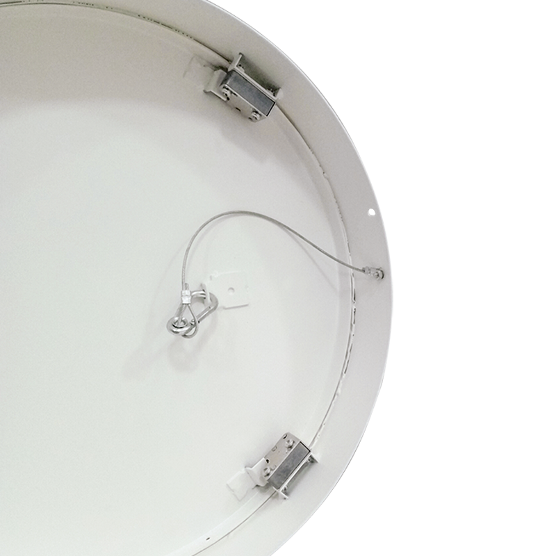 Metal Round Ceiling steel Access Door white power coated Square Lock galvanized frame SS-AP27R galvanized frame