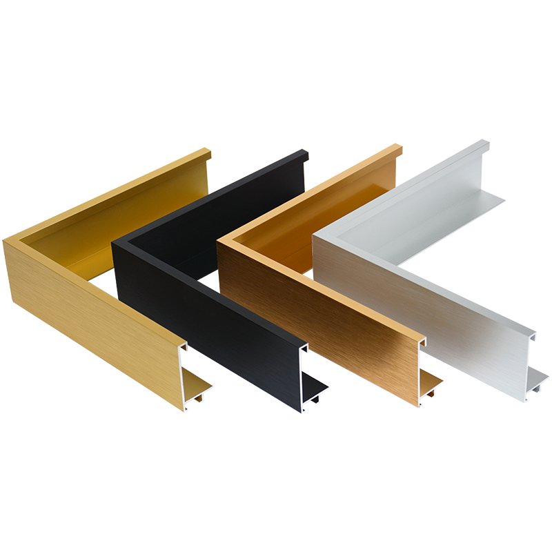 Wall Decoration Customized Poster Photo Metal Floater Frame Unfinished Aluminum Floating Frame Moulding for Painting Canvas