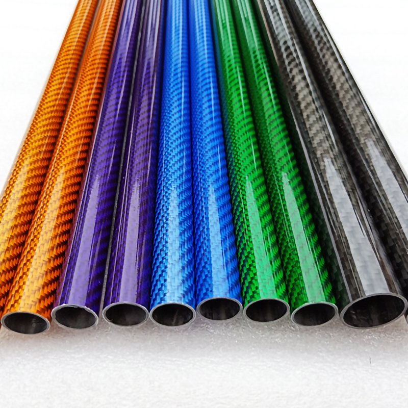 Matte carbon fiber twill tube 15mm