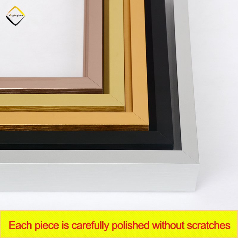 Metal Picture Frame Mouldings Aluminium Profile Photo Frame Moulding Factory