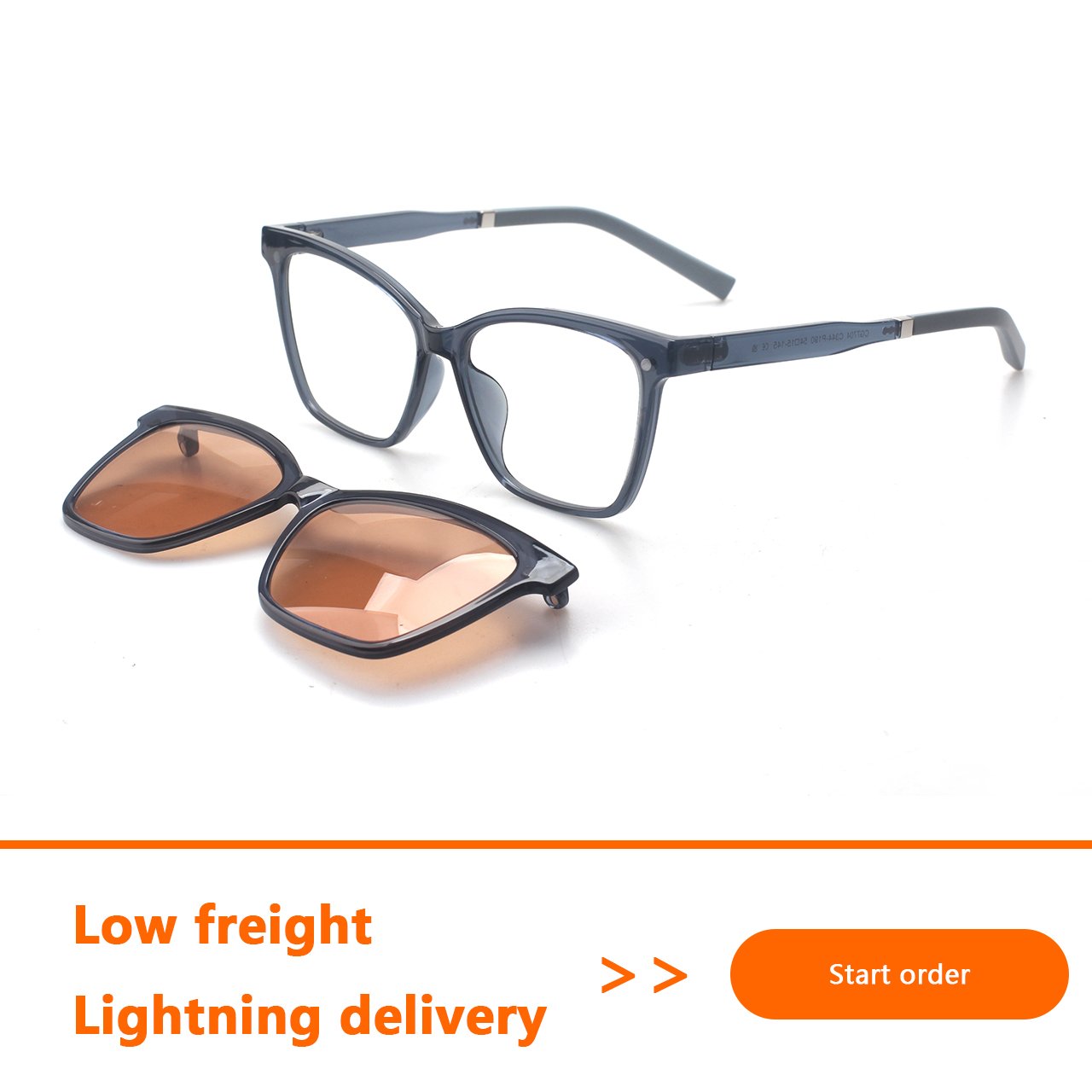 High Quality Fashion Custom TR90 Frames FL-41 Brown Lens Unisex Eyeglasses Resist Migraines Eyewear Anti Blue Light Glasses