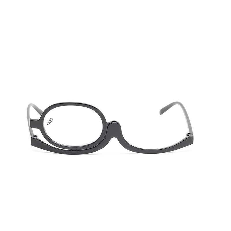 Makeup presbyopic glasses single piece 120 degree rotating unilateral glasses multi-functional frame fashion presbyopic glasses