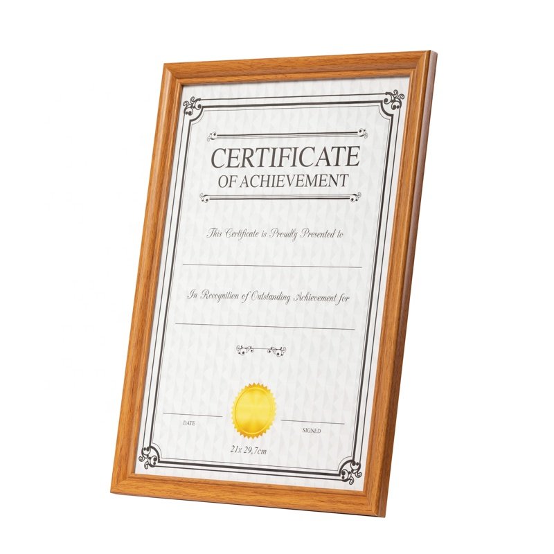 High quality Eco-friendly plastic material Customized size color certificate ps frame photo floating frame painting for decor