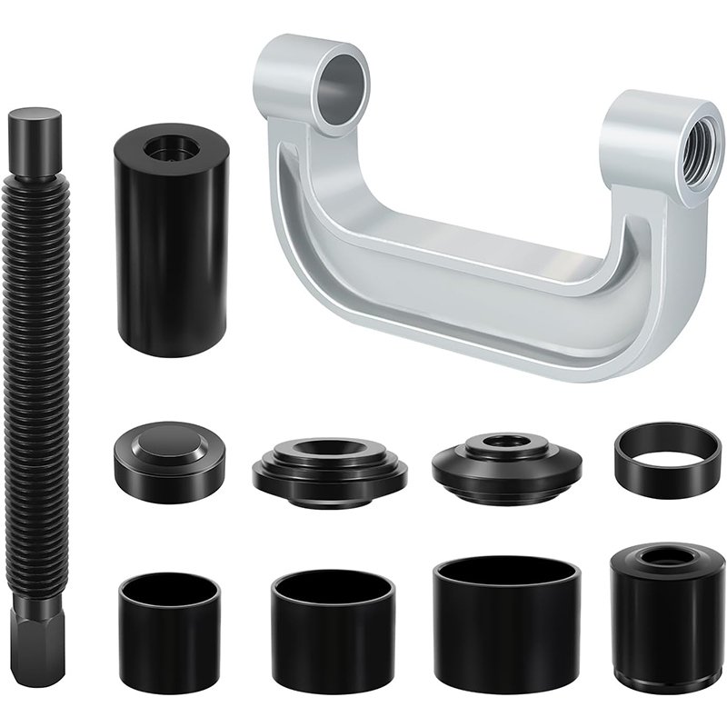 10 Pieces Ball Joint Removing Tool with C Frame & 4x4 Adapters for Most 2WD 4WD Cars Light Trucks