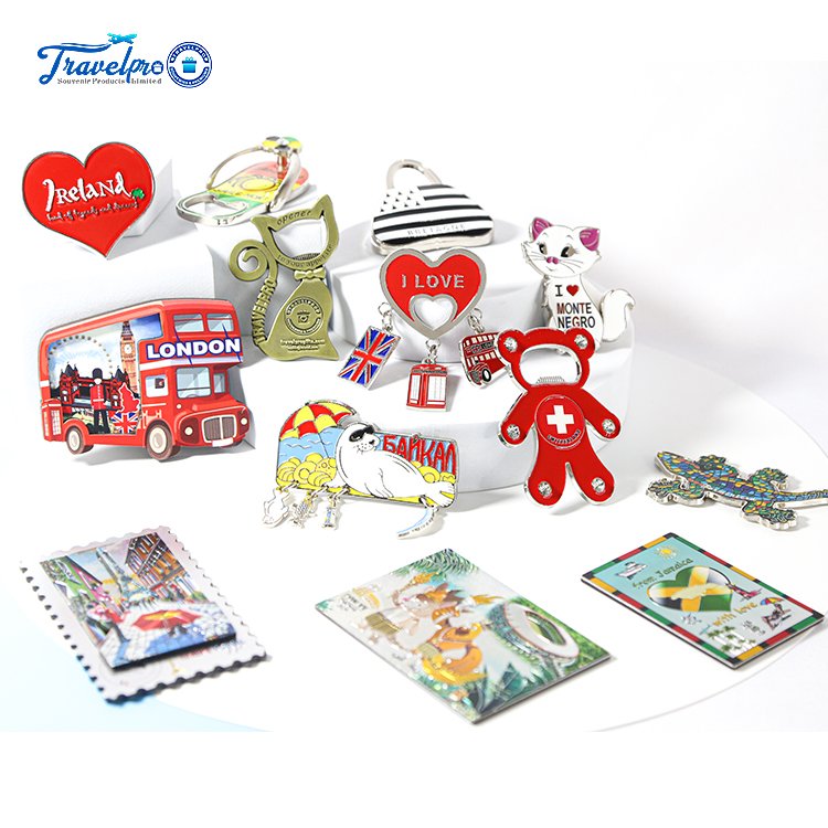 Travelpro Hot Selling Custom Magnetic Photo Frame Fridge Magnet Souvenir UV Printing Mdf Fridge Magnets