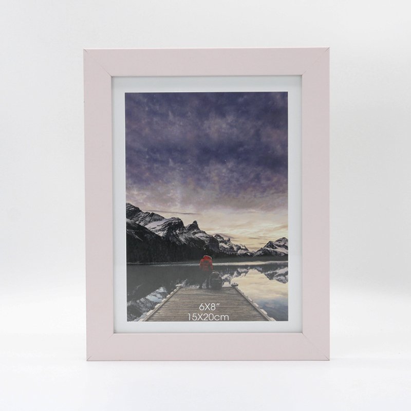 Nordic ins style light luxury pink photo frame A4 A3 wall-mounted picture frame
