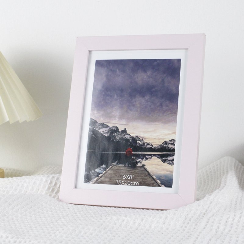 Nordic ins style light luxury pink photo frame A4 A3 wall-mounted picture frame