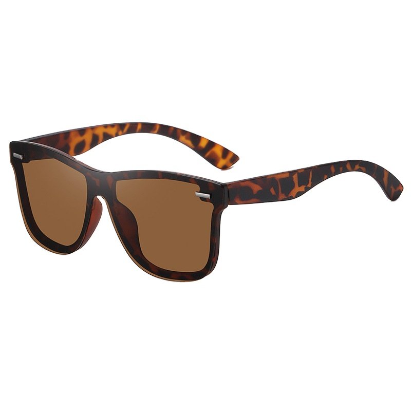 Mirror Square Mens high quality sun glasses polarized uv 400 shades custom logo rimless polarized sunglasses