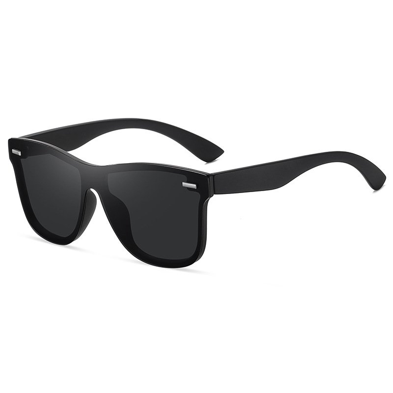 Mirror Square Mens high quality sun glasses polarized uv 400 shades custom logo rimless polarized sunglasses