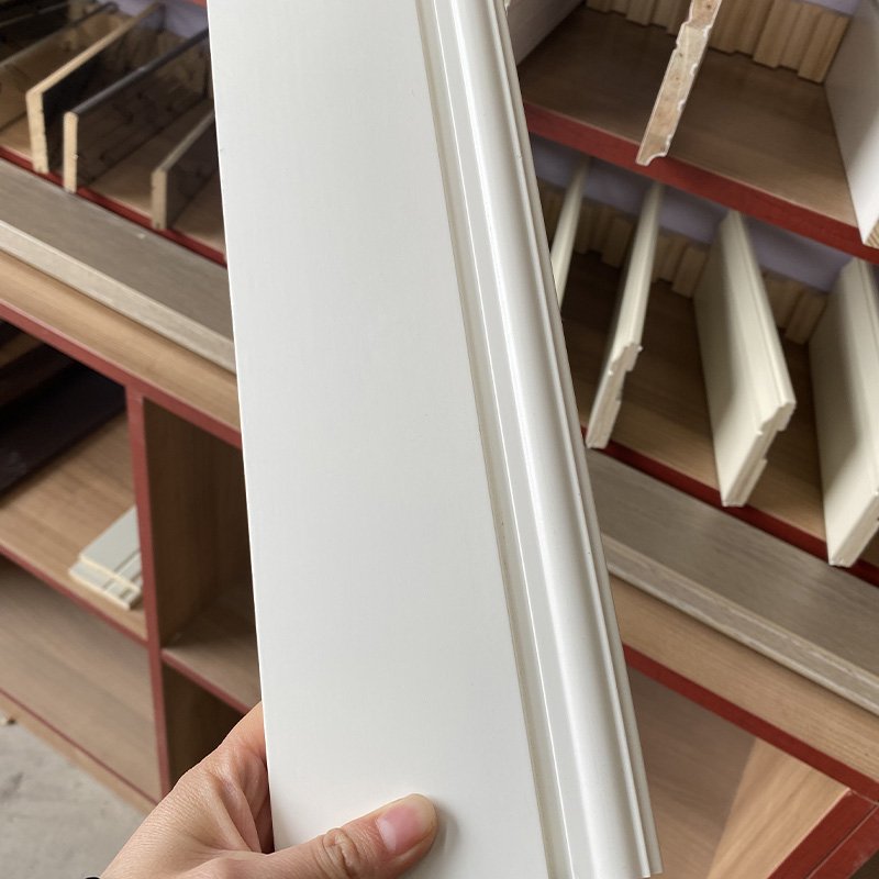 White Primed Solid Wood Decorative Building Materials Wall Frame Trim Mouldings