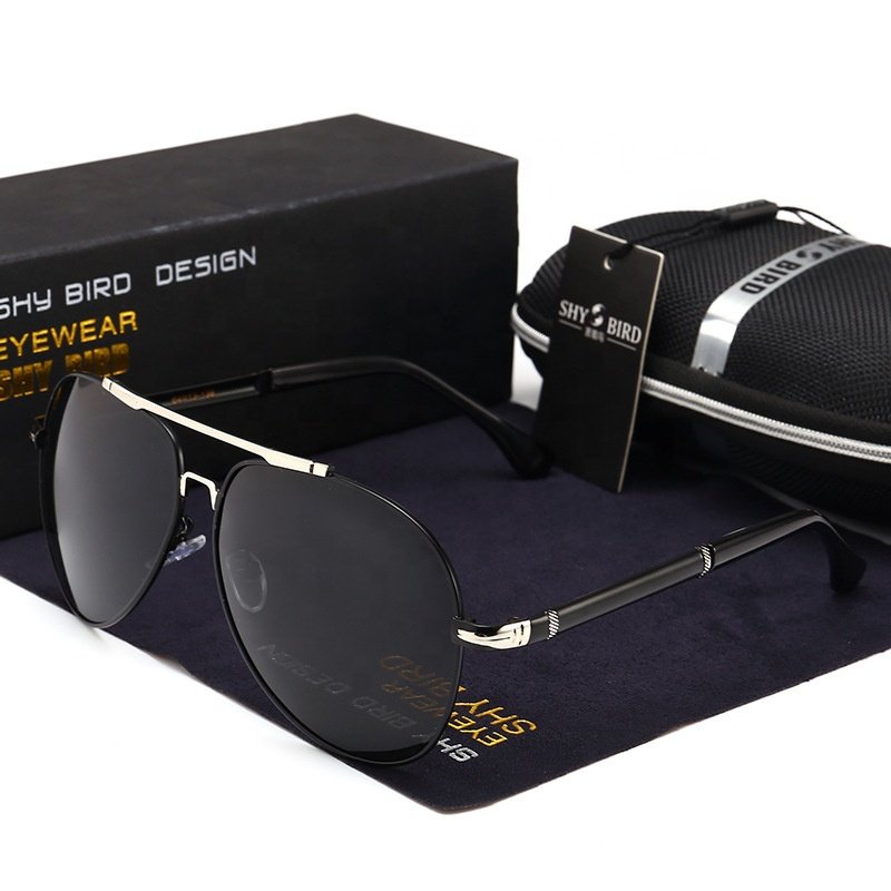 Polarized Men's Sunglasses High-end Driving Glasses Big Frame Sunglasses